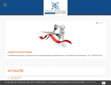 Tablet Screenshot of credit-municipal-toulouse.fr